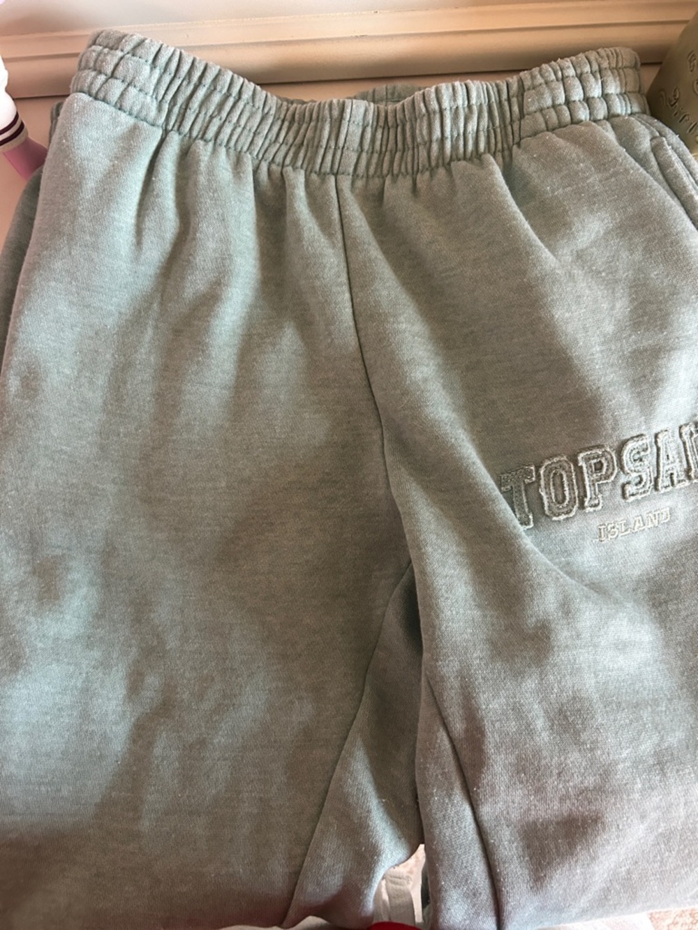 TOPSAIL Island Womens Sage Green Joggers
